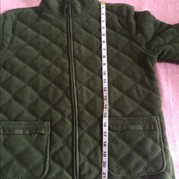 Charter Club Quilted Fleece Jacket-Medium - Picture 10 of 12